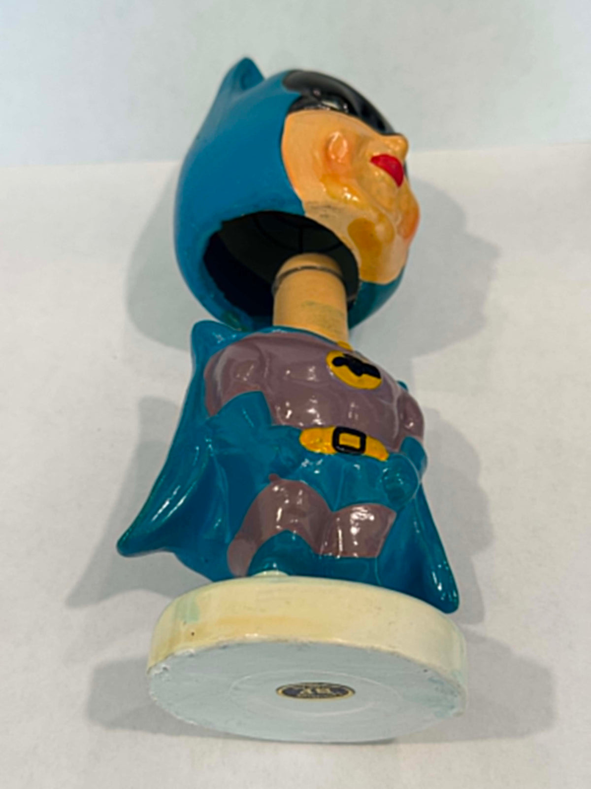 Batman Large Paper Mache Bobblehead — 1960s DC Comics Nodder