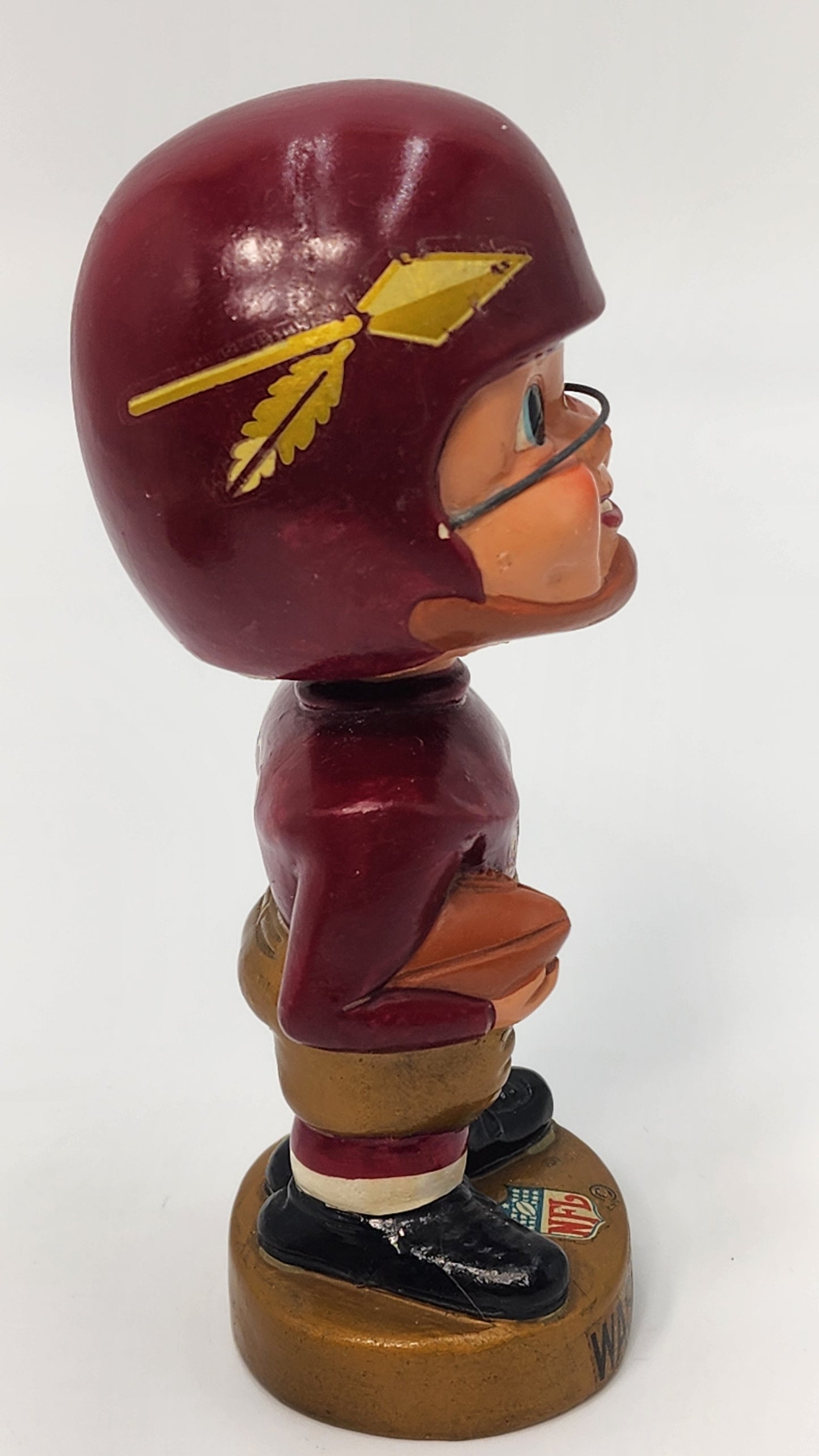 Washington Redskins 1968 Gold Base Bobblehead