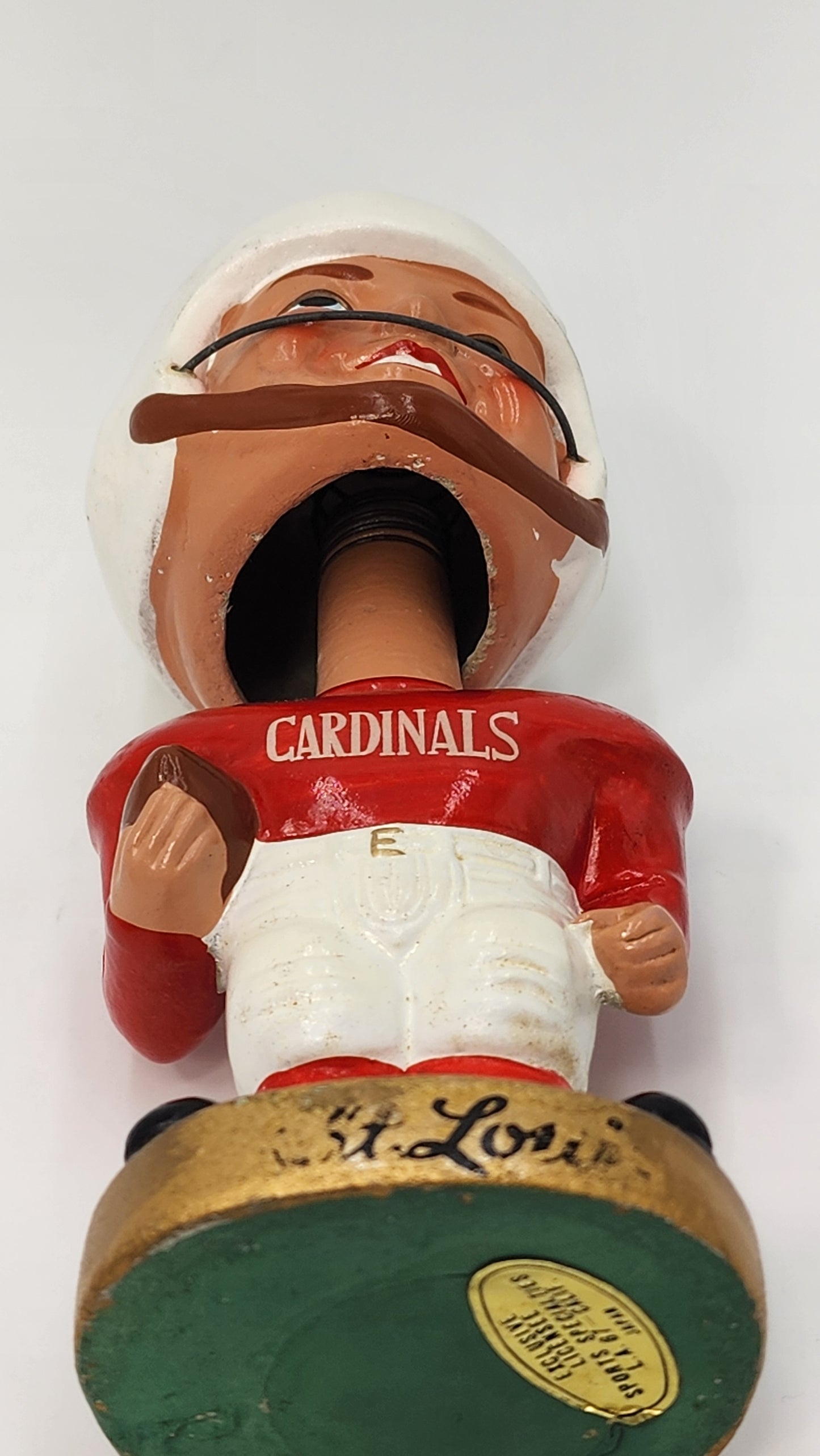 St. Louis Cardinals 1965 Real Face Bobblehead