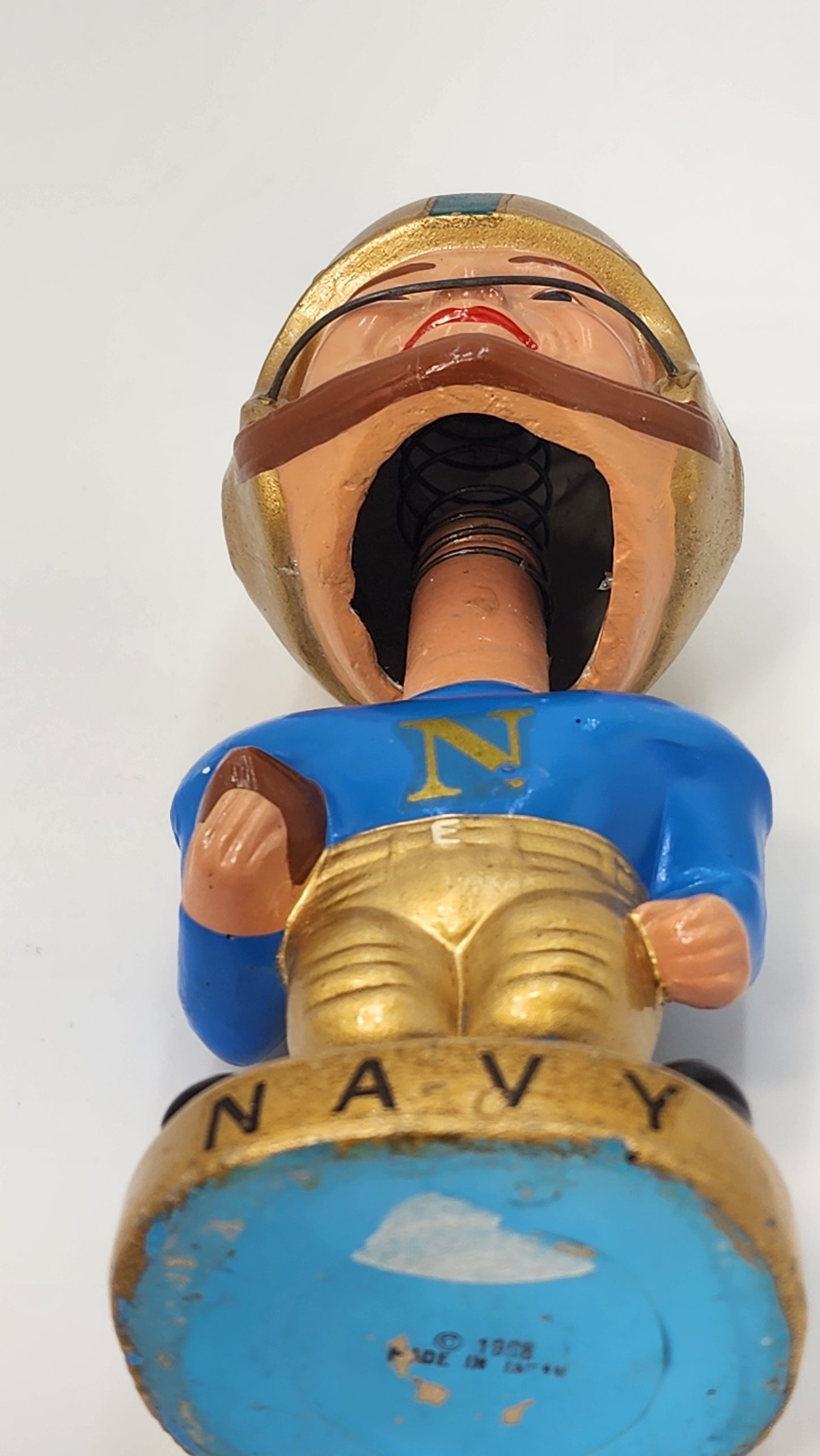 Navy Midshipmen Real Face Bobblehead