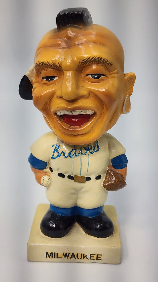 Milwaukee Braves White Base Bobblehead