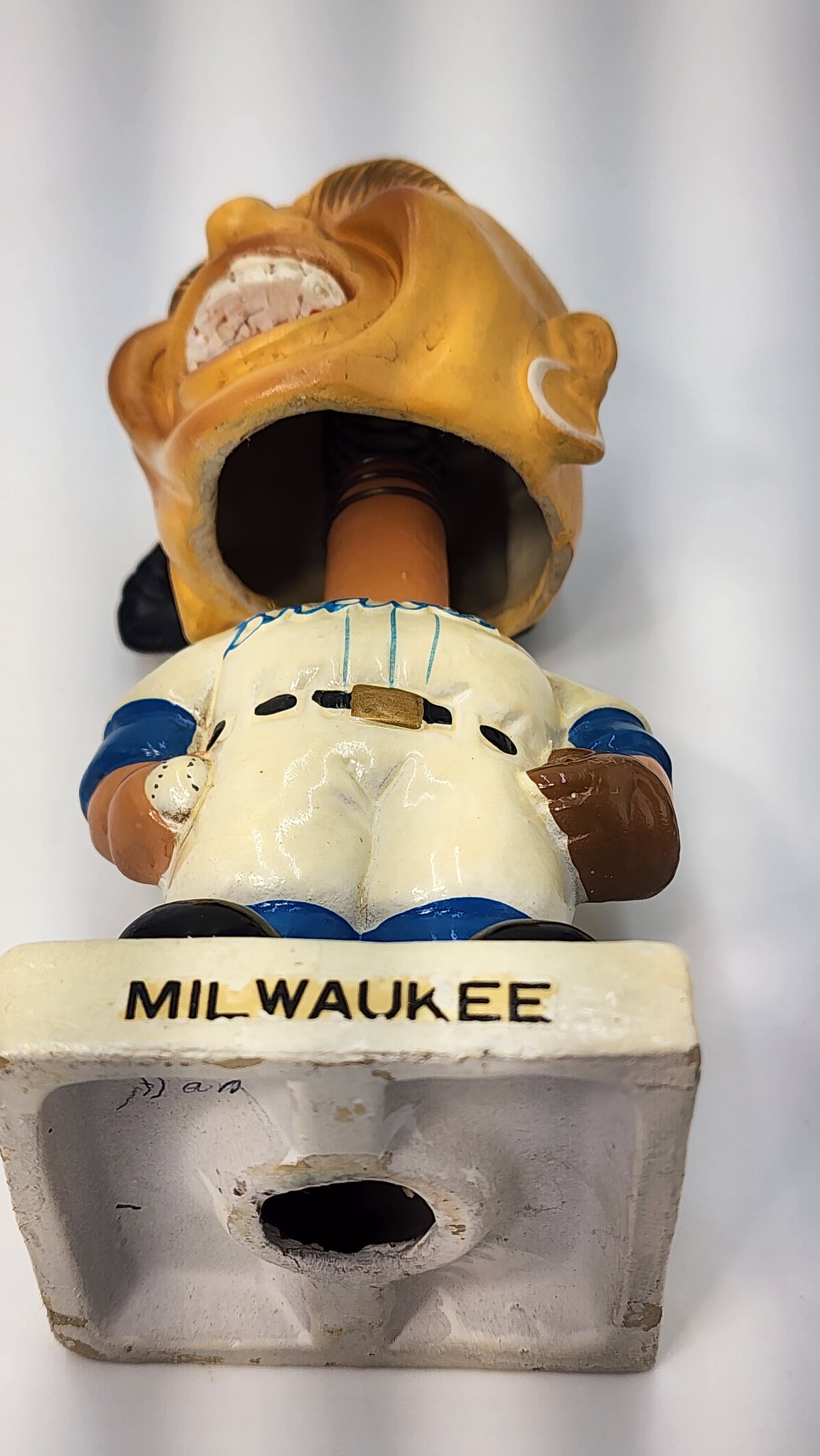Milwaukee Braves White Base Bobblehead