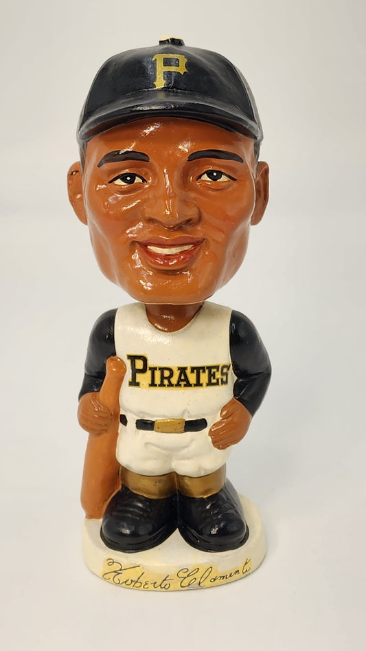 Roberto Clemente 1960s Real Face Bobblehead - Front view