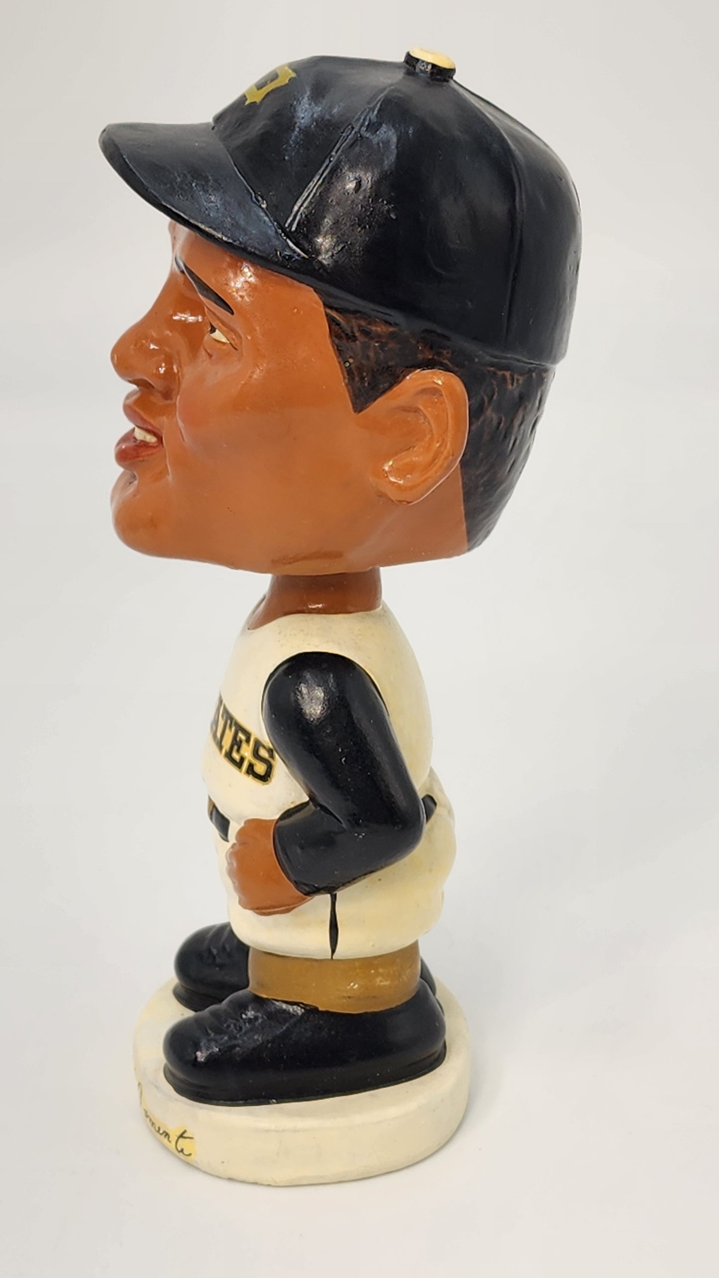 Roberto Clemente 1960s Real Face Bobblehead - Side view
