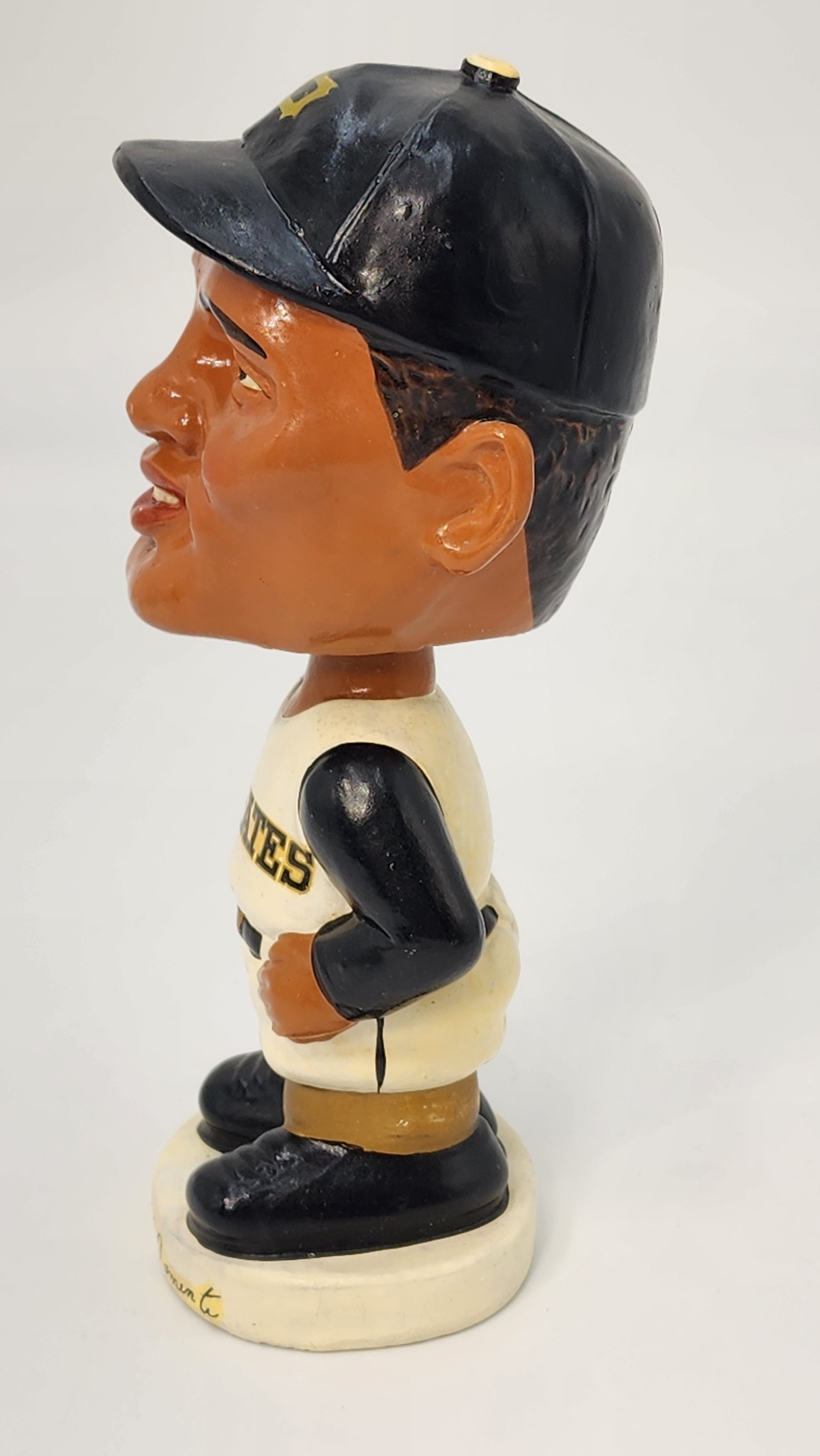 Roberto Clemente 1960s Real Face Bobblehead - Side view