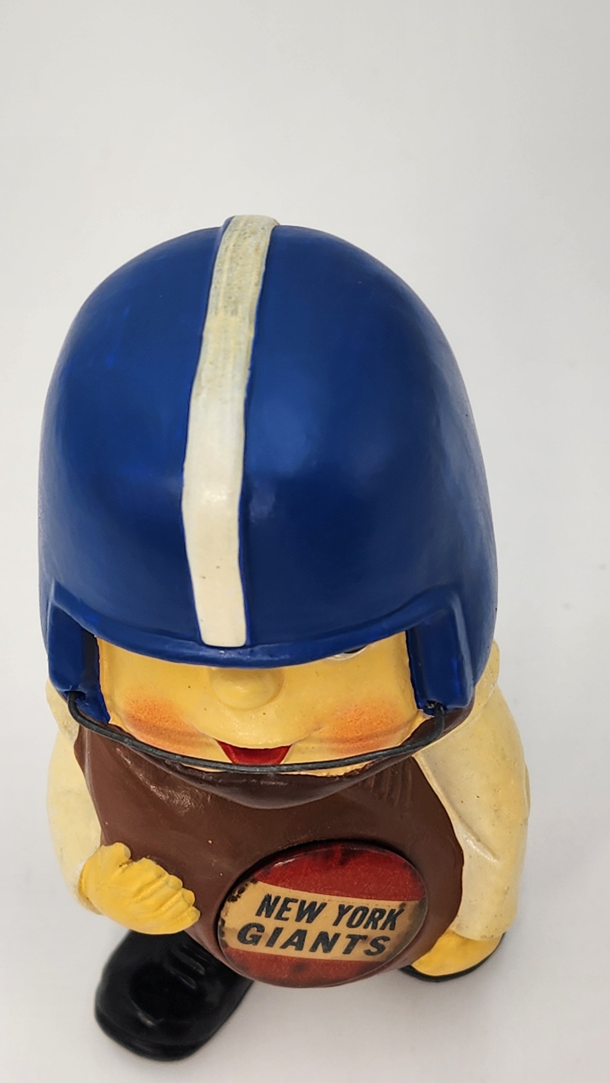 New York Giants 1960s Football Bobblehead - Back view