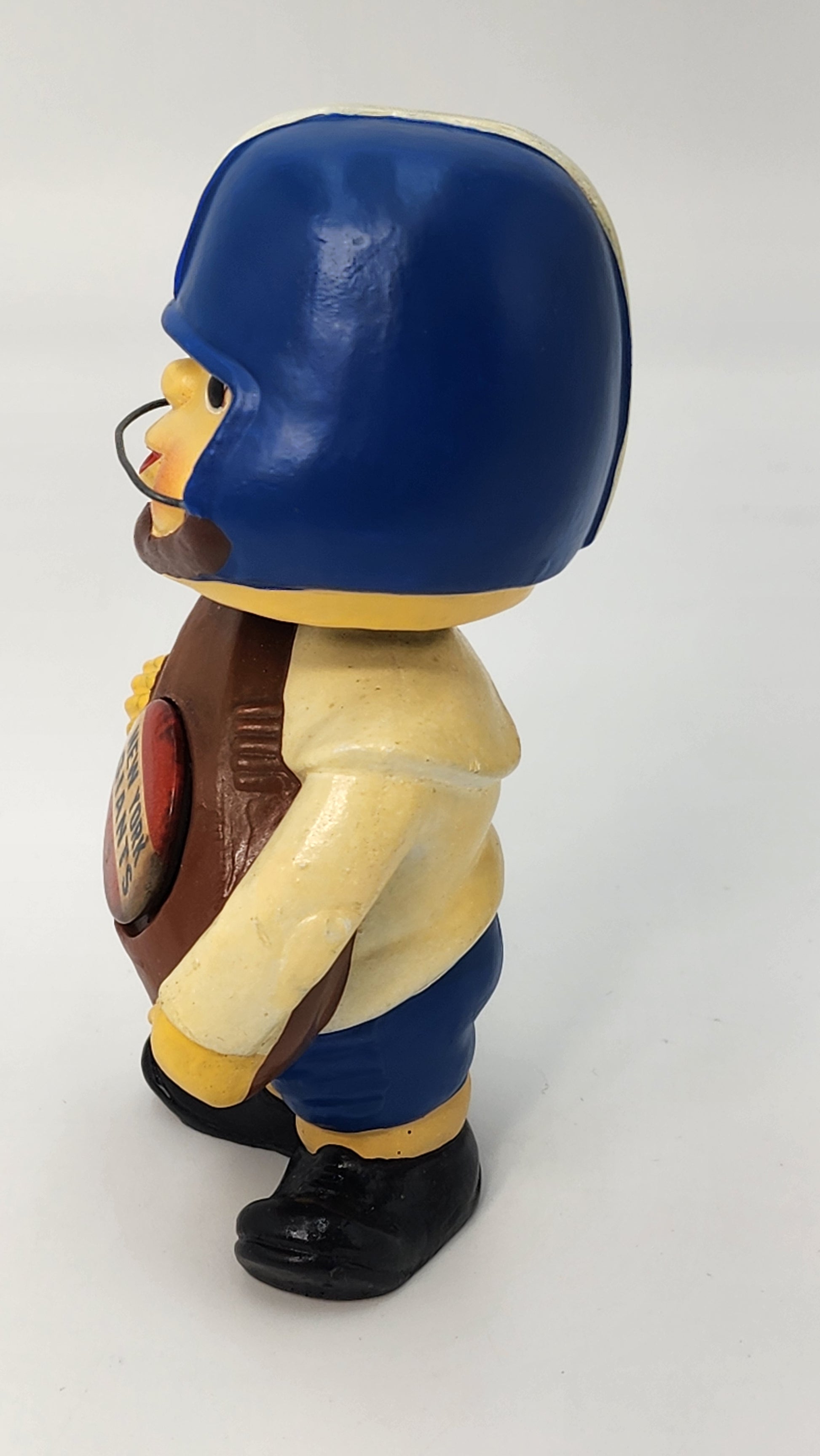 New York Giants 1960s Football Bobblehead - Side view
