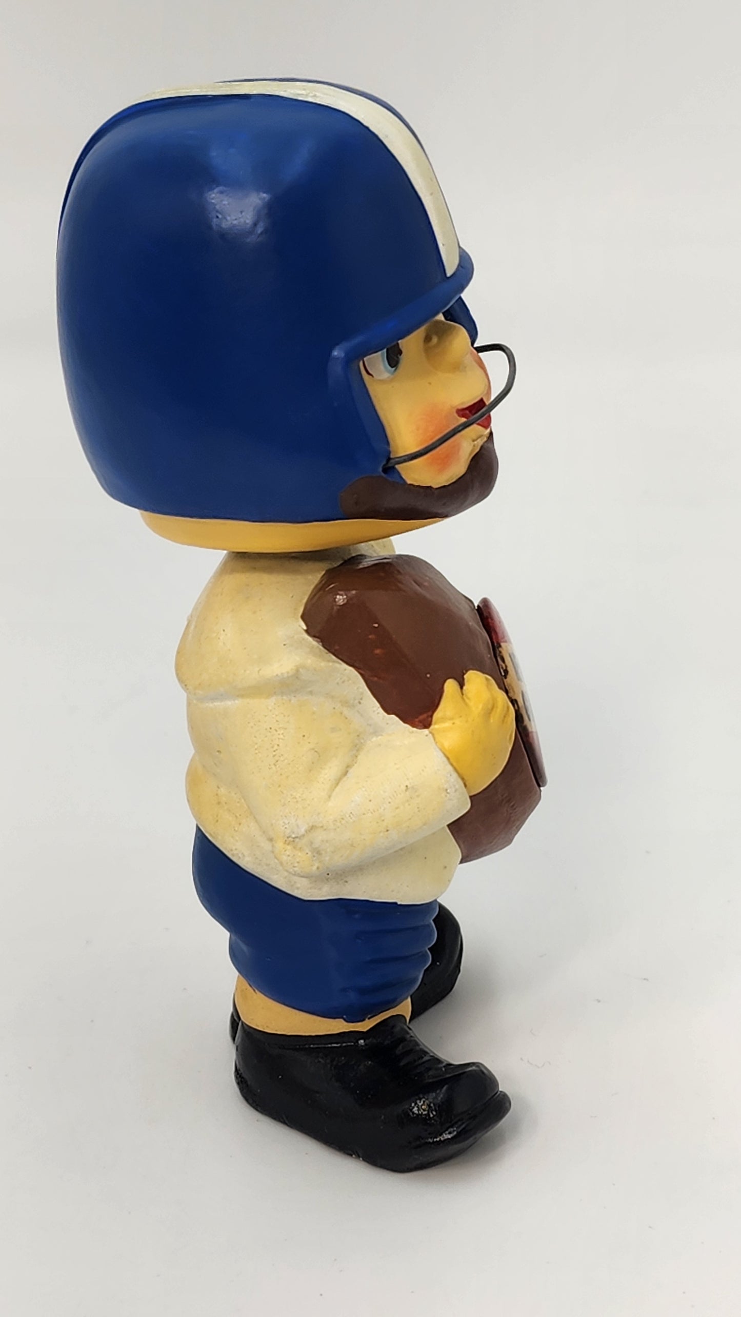 New York Giants 1960s Football Bobblehead - Head mechanism close-up