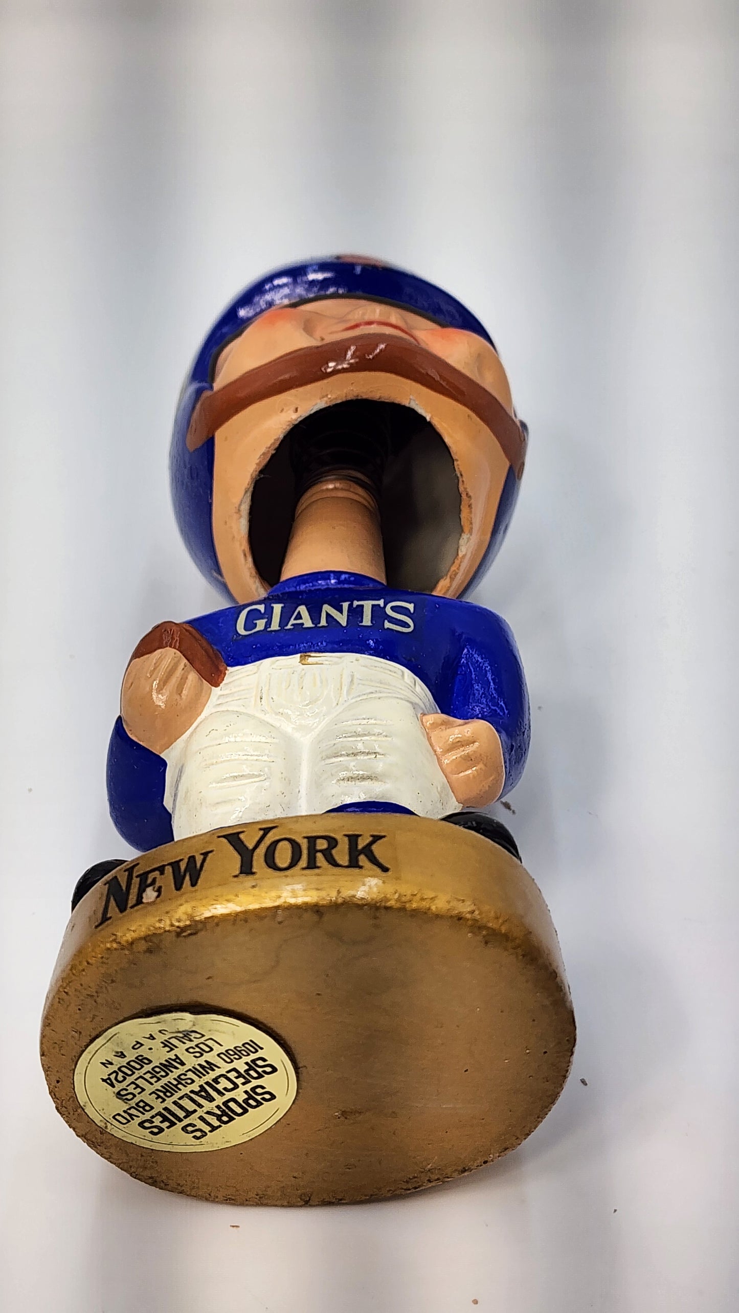 New York Giants Gold Base Bobblehead