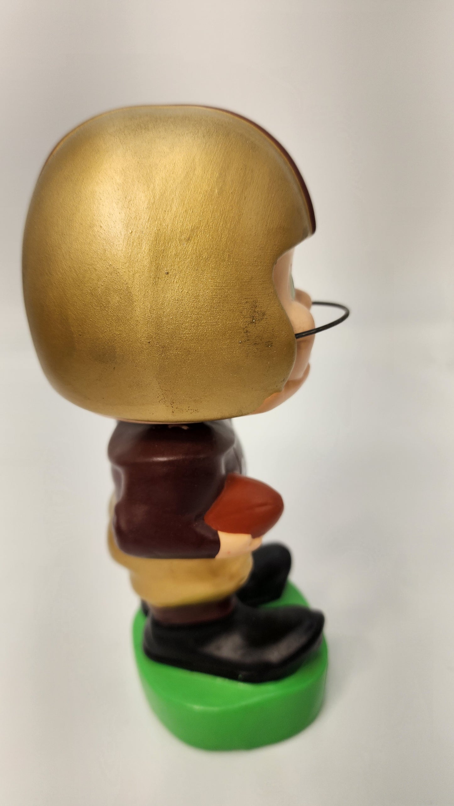 Washington Redskins Bobblehead — 1970s Ceramic/Polyresin
