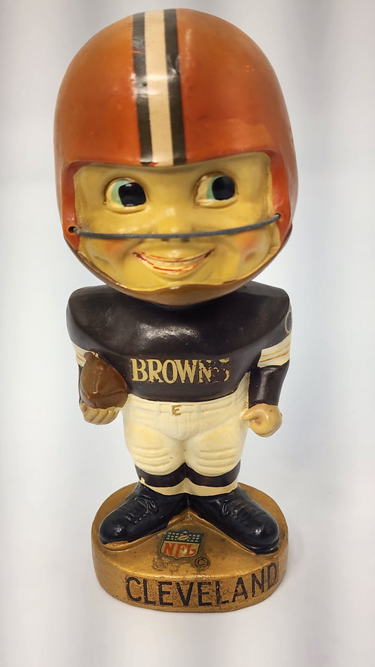 Cleveland Browns 1965 Gold Base Bobblehead