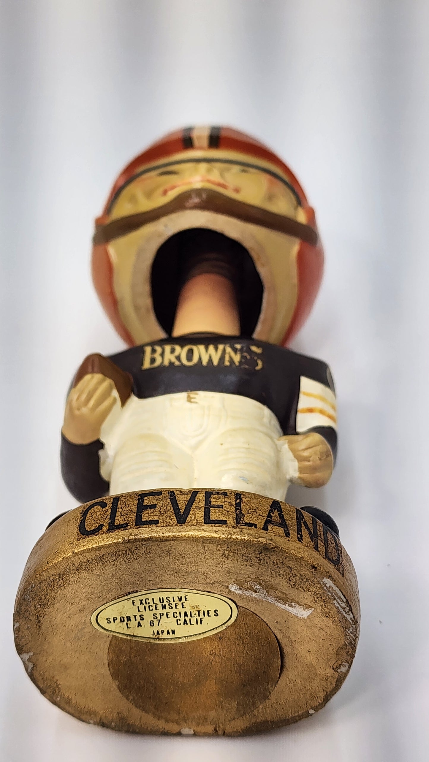 Cleveland Browns 1965 Gold Base Bobblehead