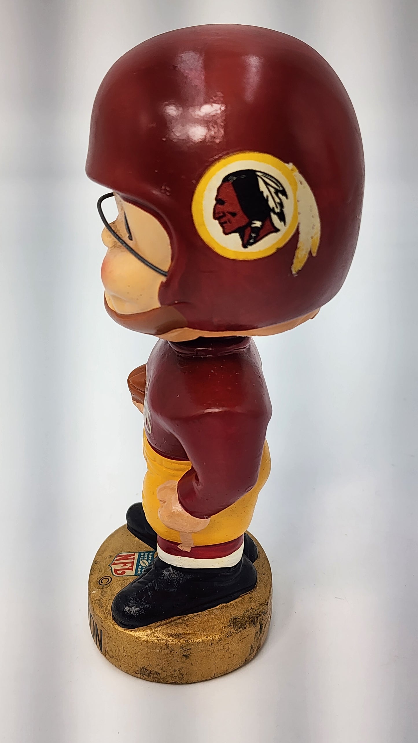 Washington Redskins 1968 Gold Base Bobblehead