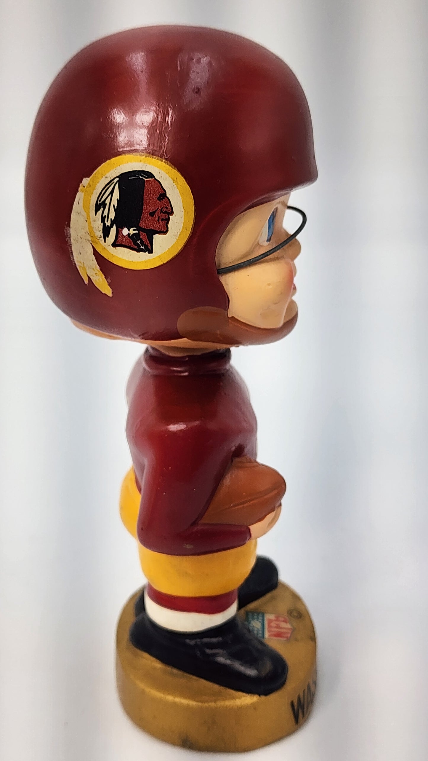 Washington Redskins 1968 Gold Base Bobblehead