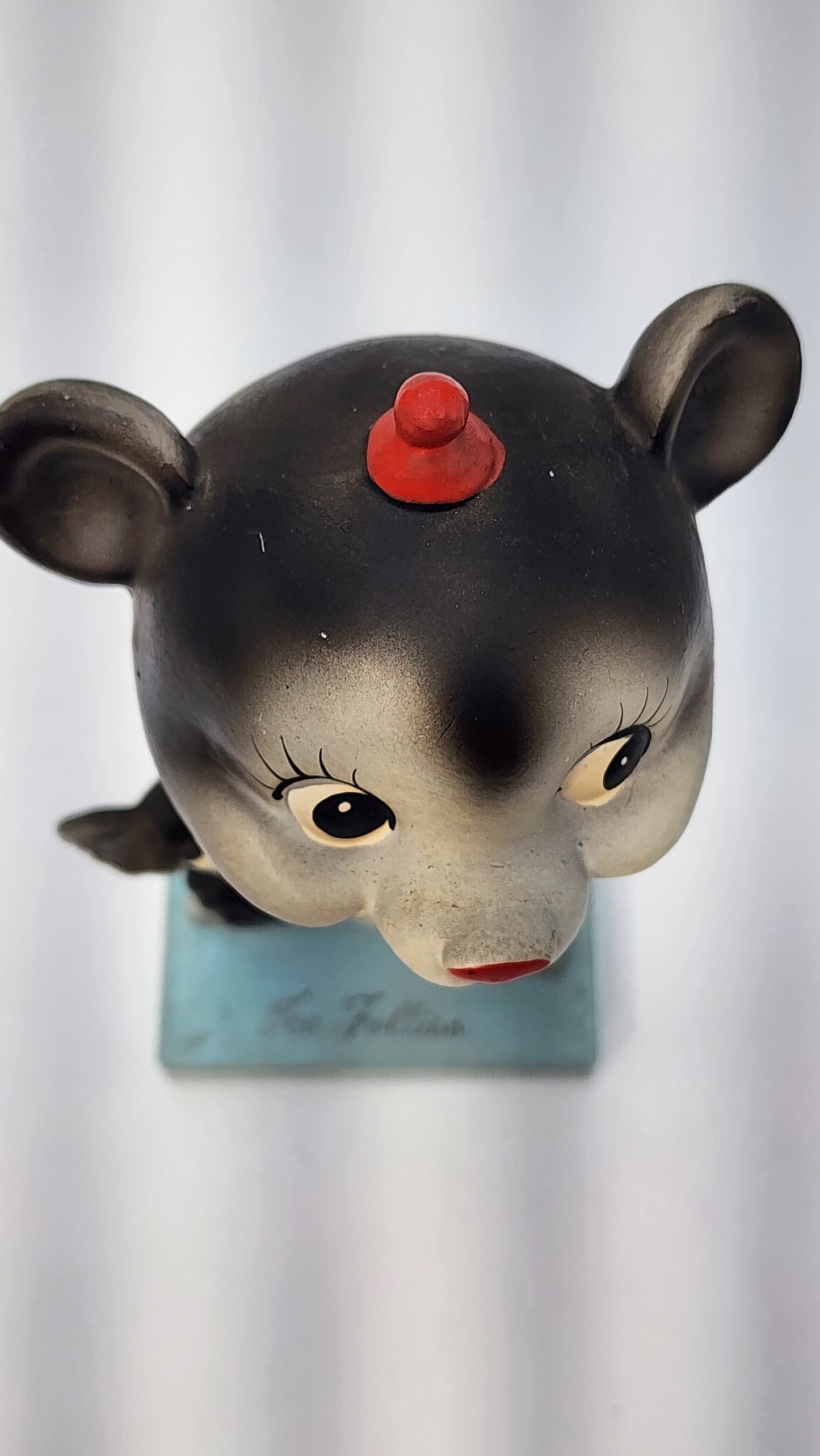 Dinky High Skates Ice Follies Skating Bear Bobblehead