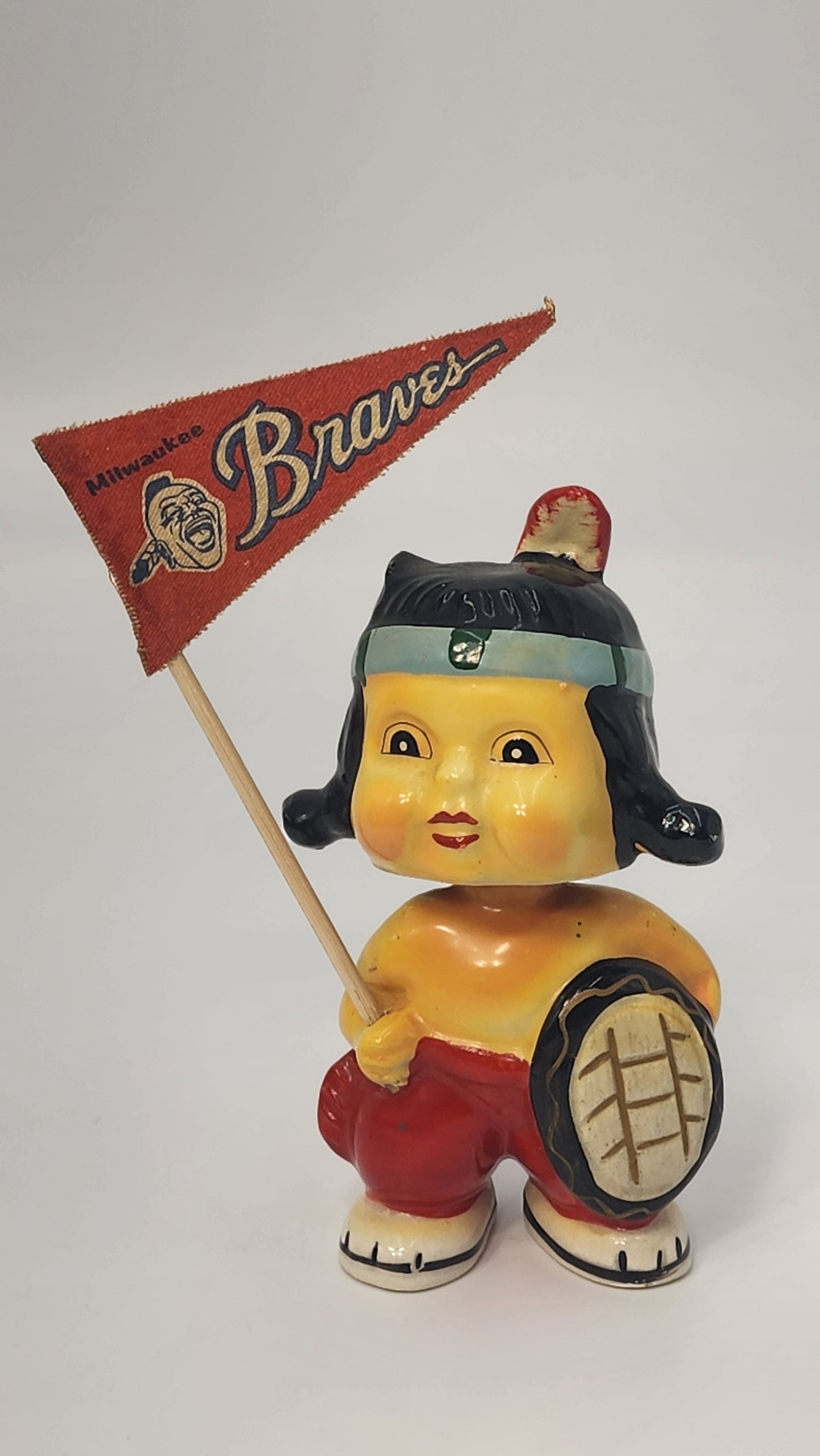 Milwaukee Braves NL Champs Mascot Bobblehead