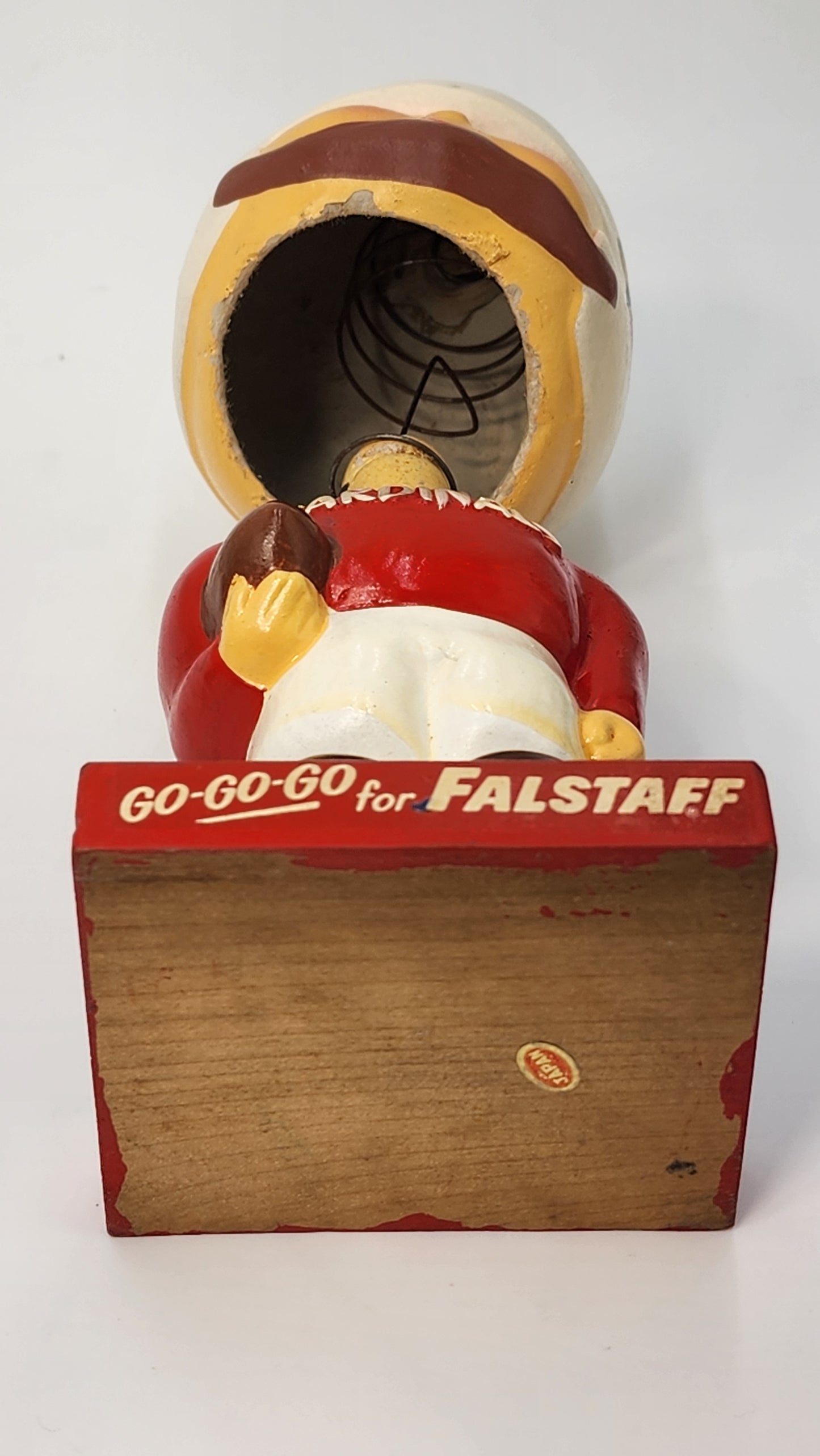 St. Louis Cardinals Wood Base Go Go Go for Falstaff