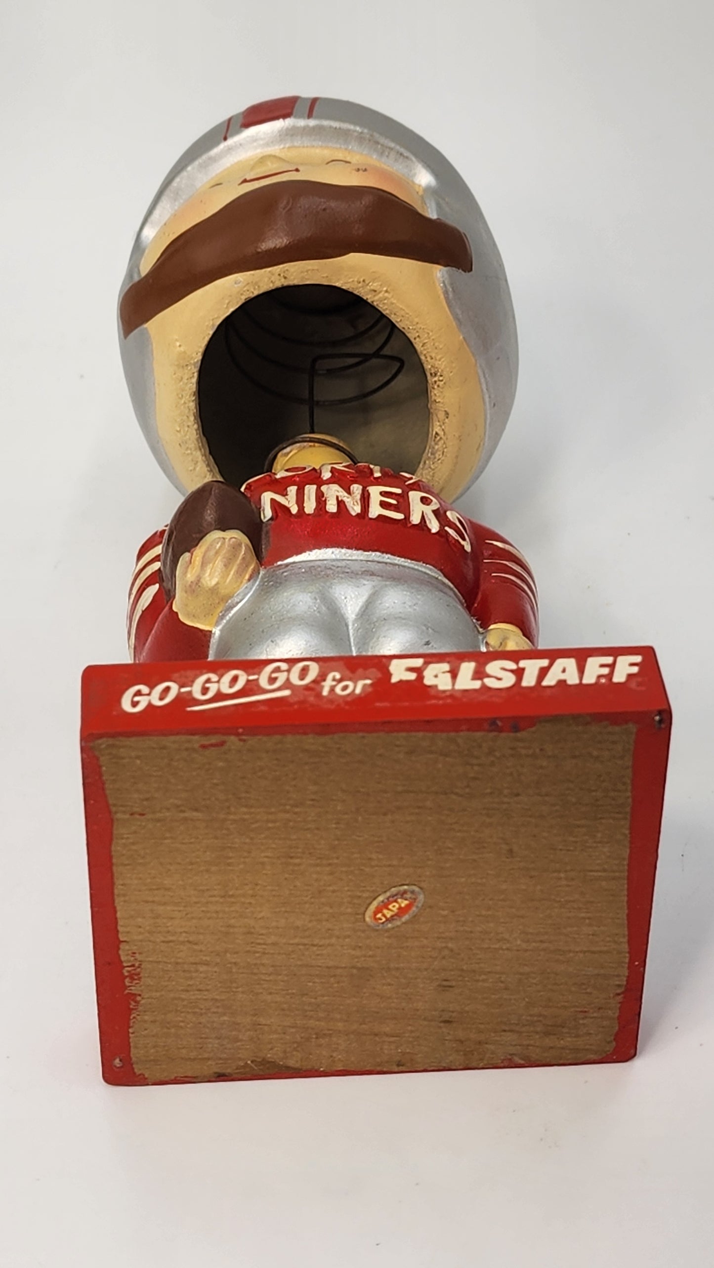 San Francisco 49ers Wood Base Go Go Go for Falstaff