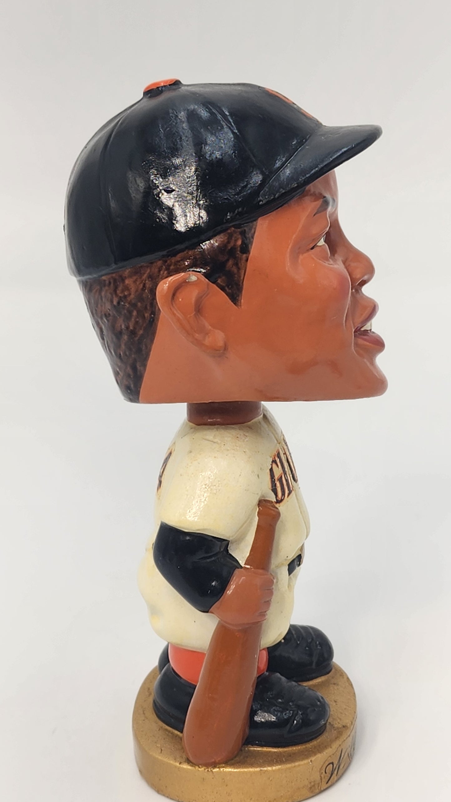 Willie Mays Giants bobblehead left side view
