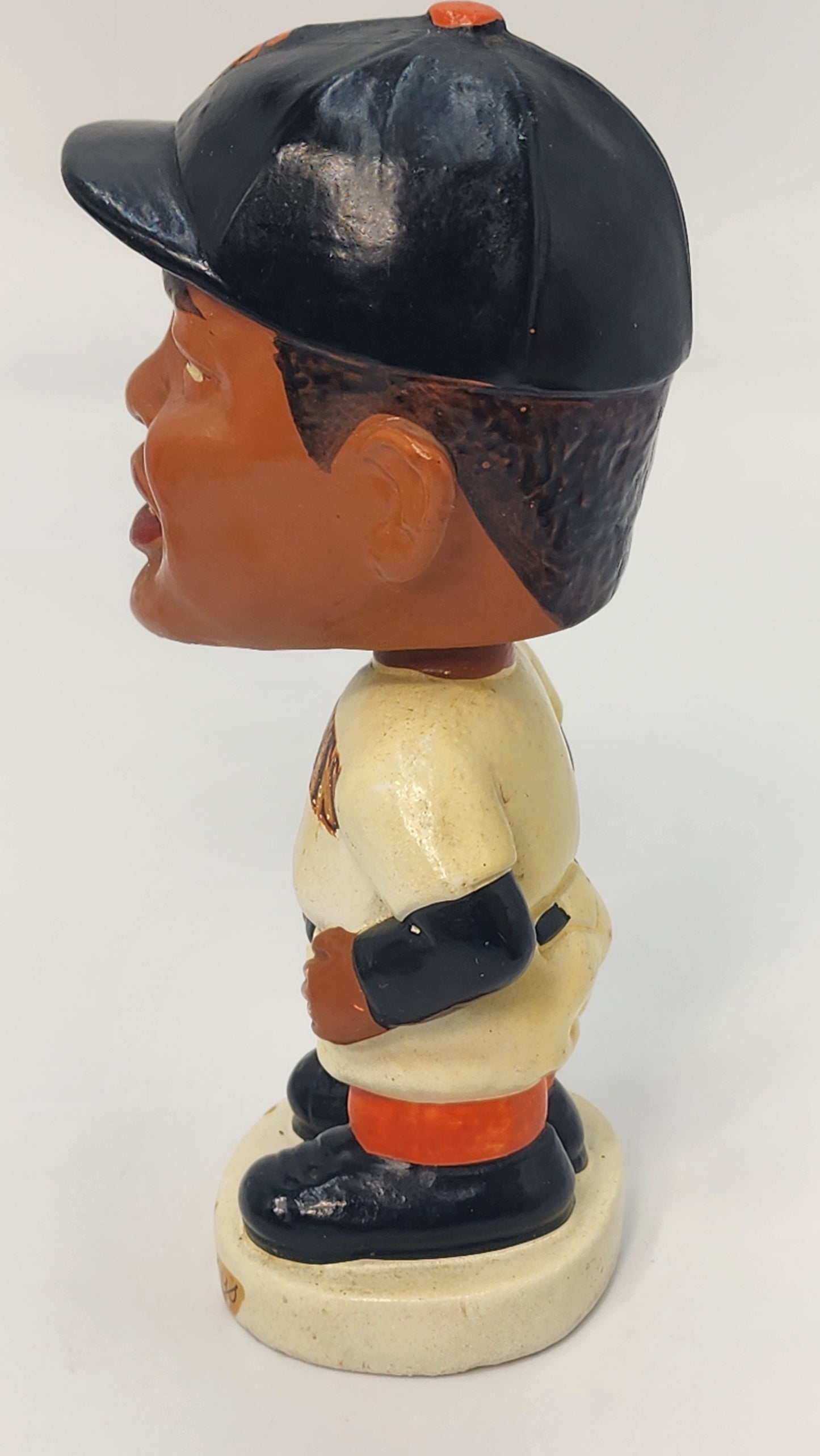 Willie Mays Giants bobblehead right side view