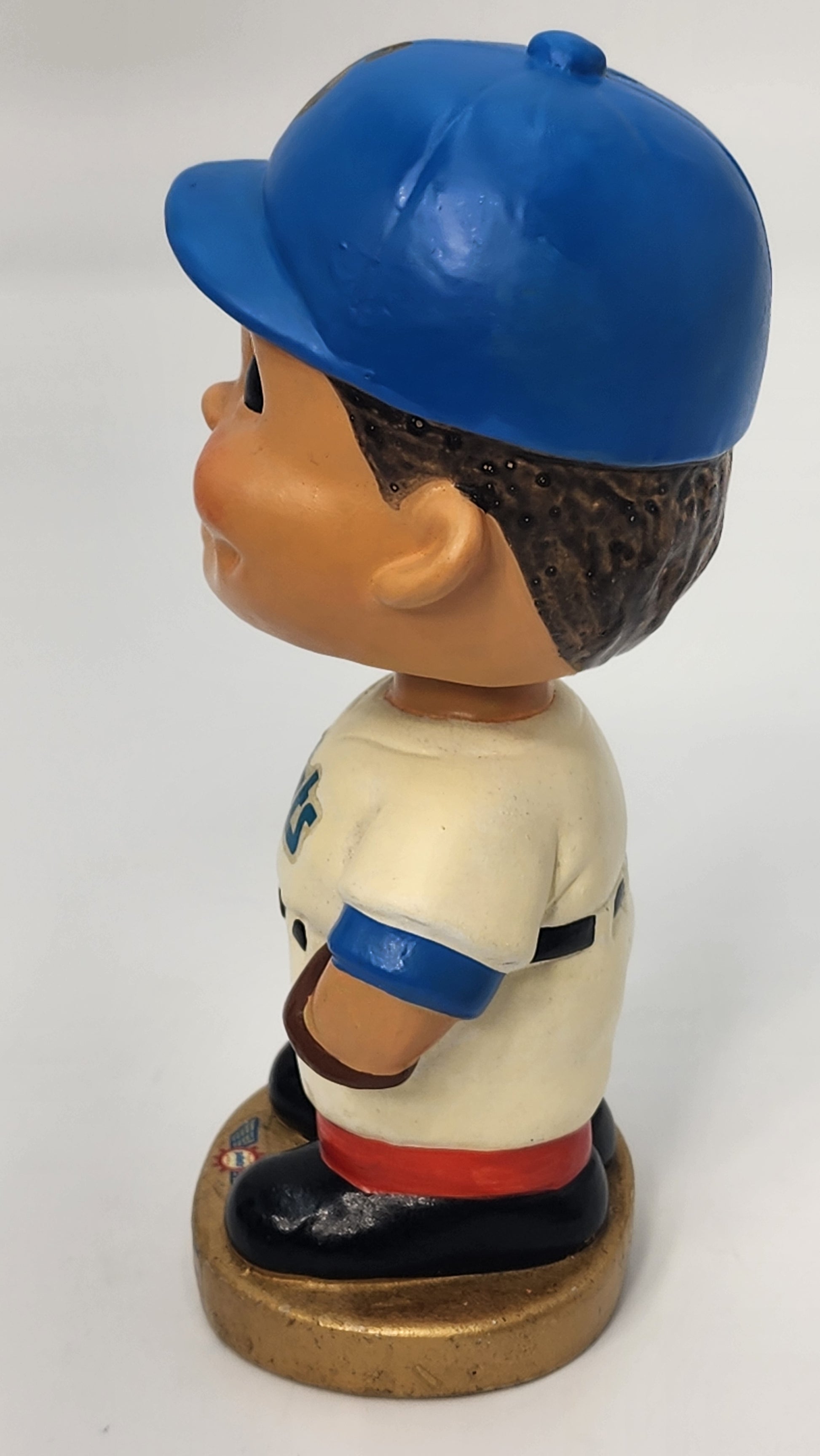 Seattle Pilots bobblehead base showing SEATTLE lettering on gold base