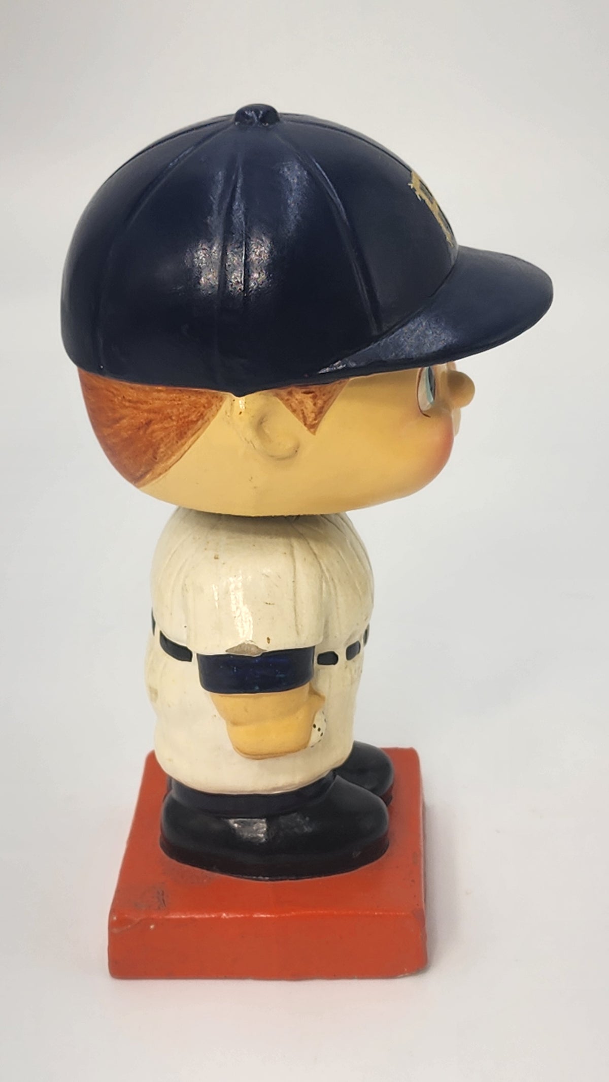 Side view of Portland Beavers bobblehead
