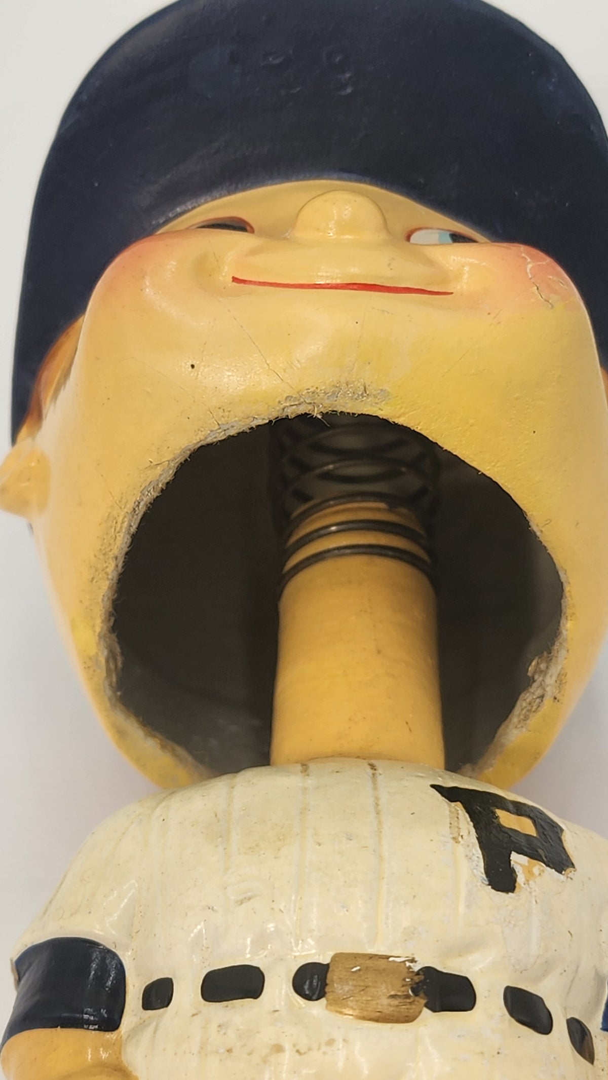 Underside of Portland Beavers red base
