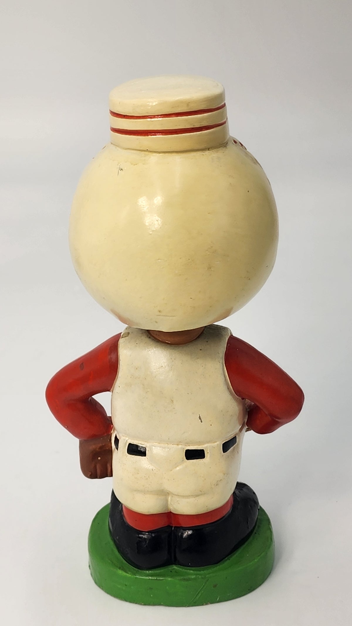 Opposite side view of Cincinnati Reds bobblehead