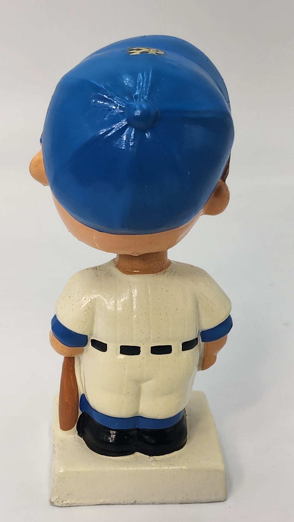 Back view of Kansas City Athletics bobblehead