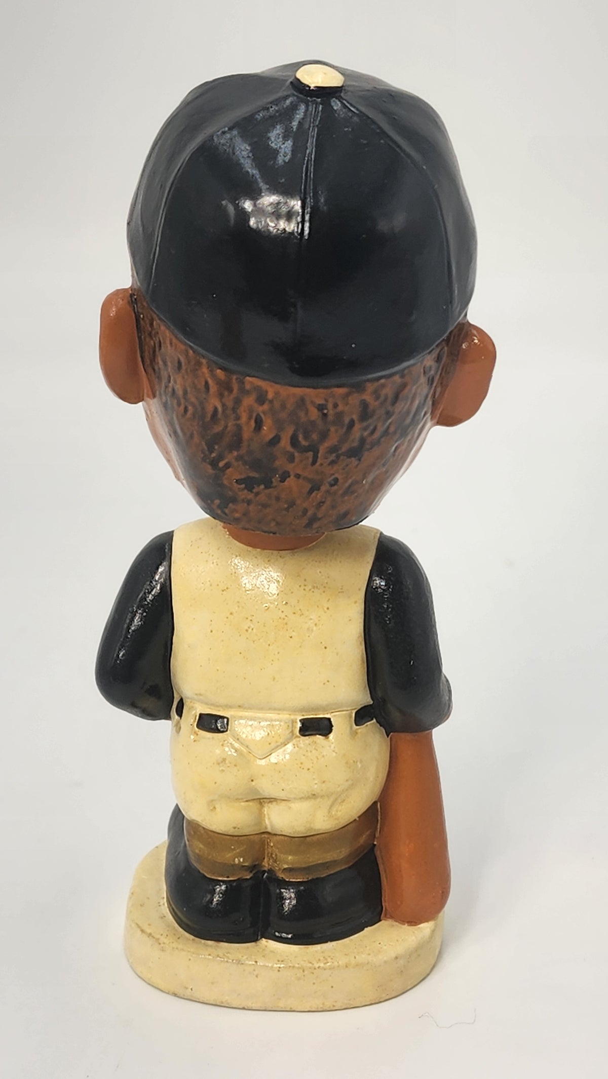 Close-up of Roberto Clemente bobblehead head