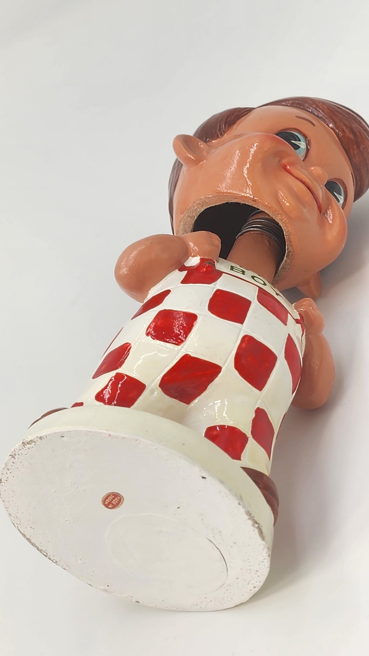 Side view of Big Boy bobblehead