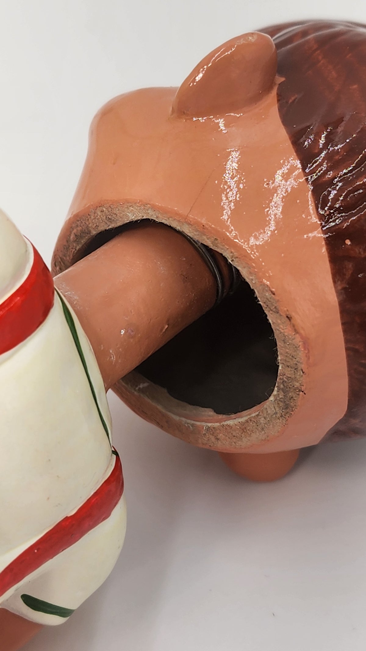 Underside of Big Boy bobblehead base