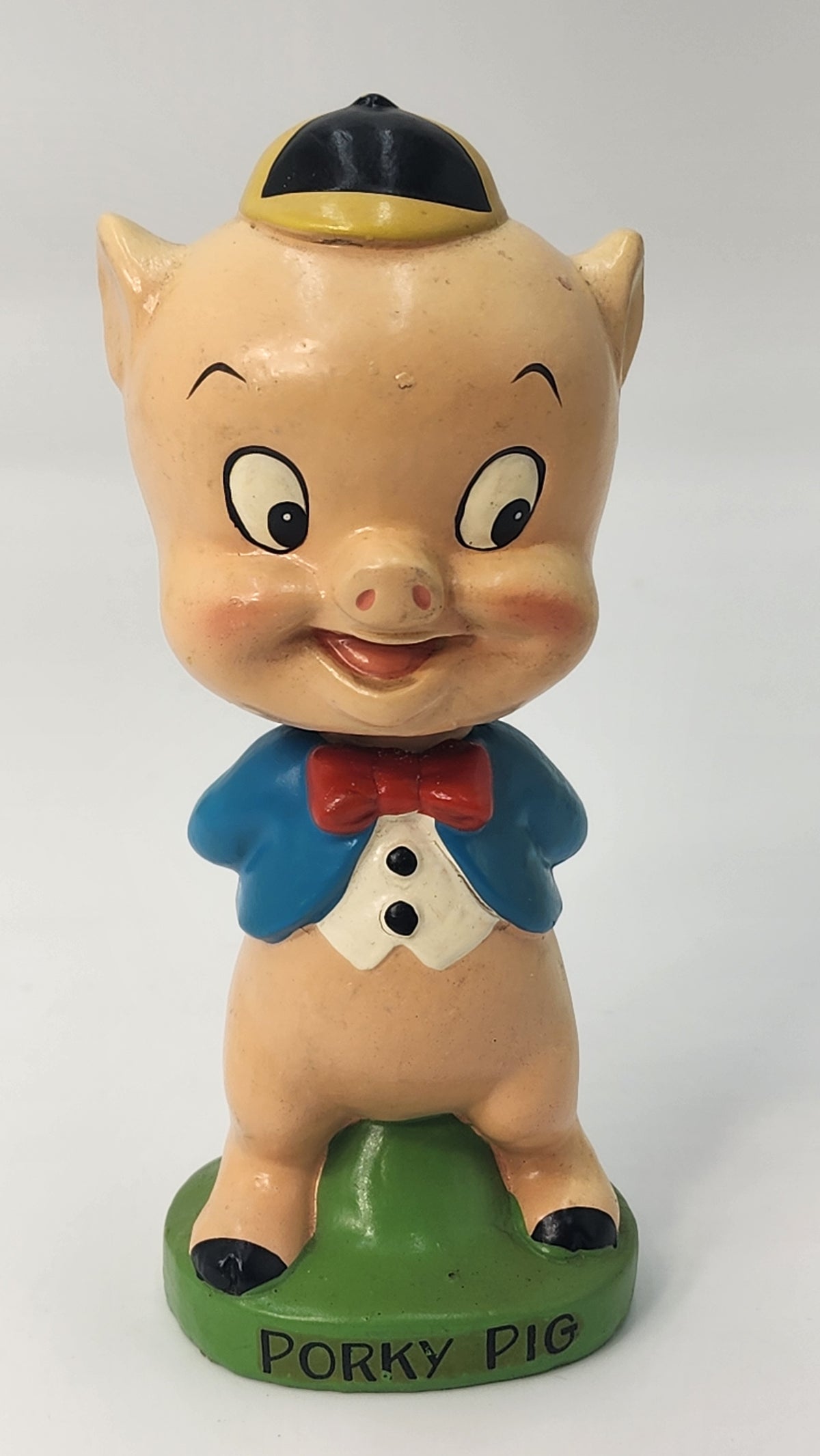Top view of Porky Pig cap