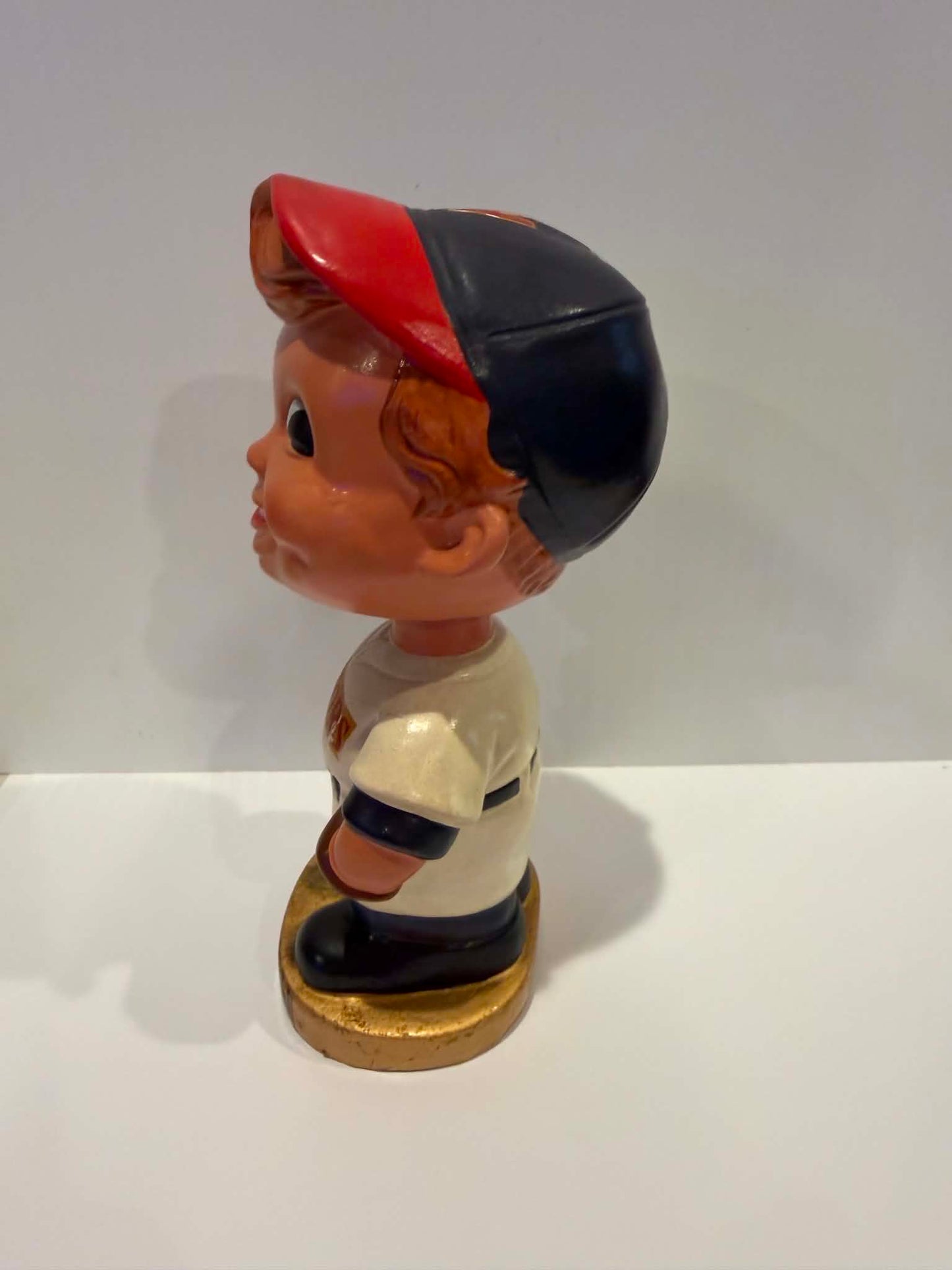 Washington Senators Gold Base Bobblehead — 1960s Halo Nodder