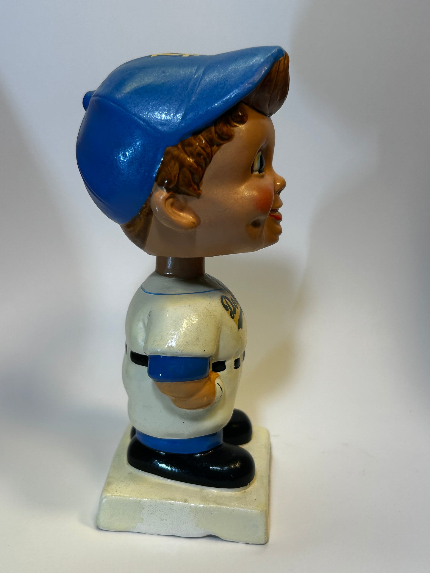 Los Angeles Dodgers White Base Bobblehead — Decal Variation