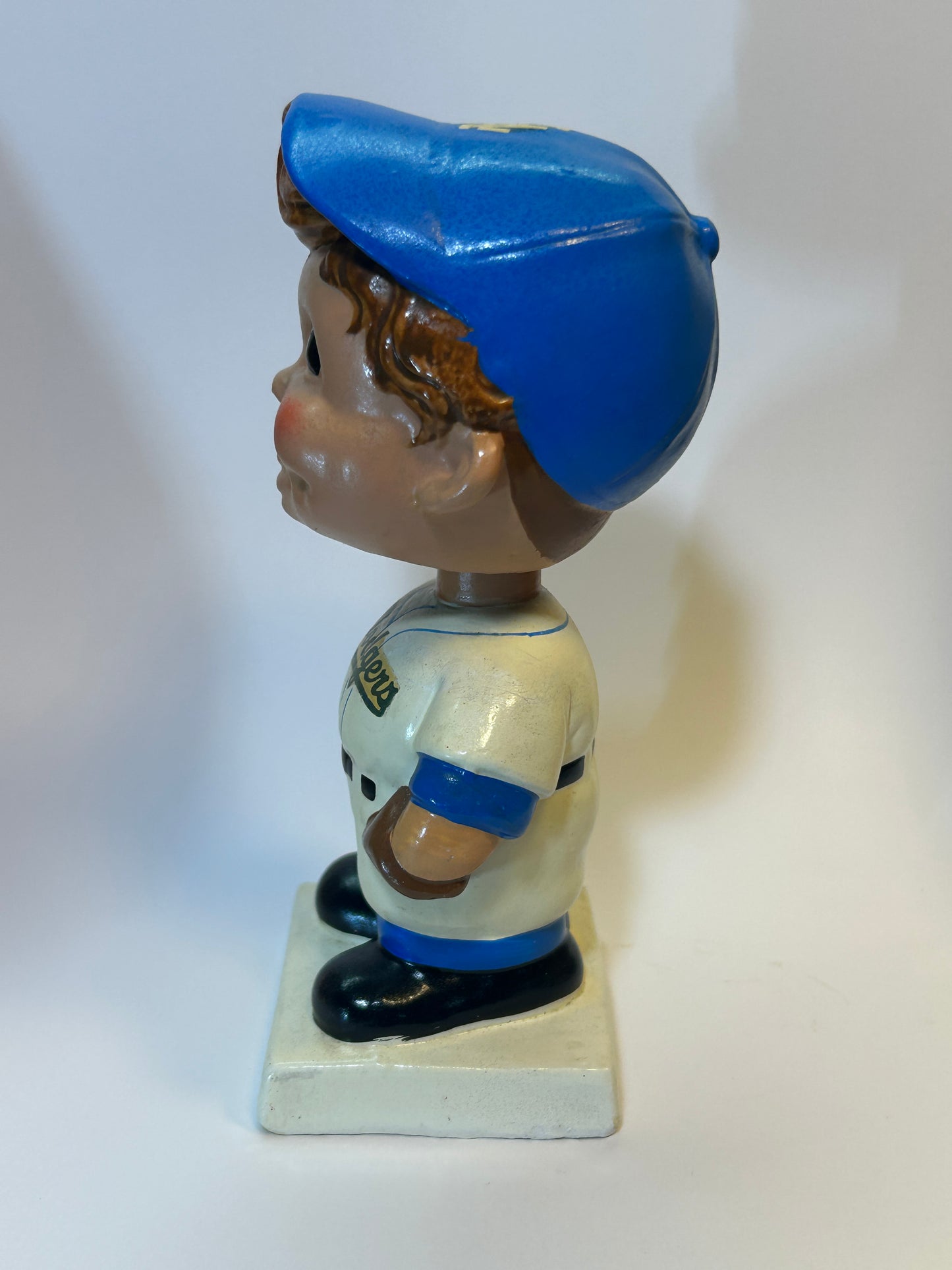 Los Angeles Dodgers White Base Bobblehead — Decal Variation